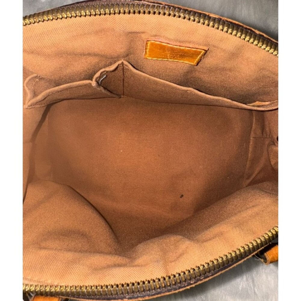 Louis Vuitton Tivoli PM Monogram Canvas Leather Handbag Brown & Orange - Picture 3 of 10
